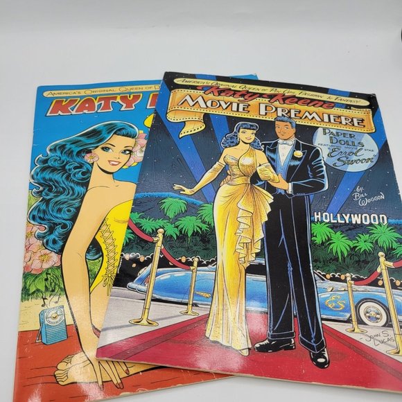 Vintage 1995/1996 Katy Keene Paper Doll Books Lot Of Two New John Lucas - Picture 10 of 10